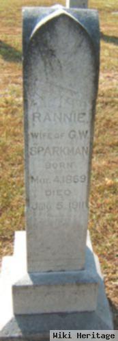 Rannie Lee Taylor Sparkman