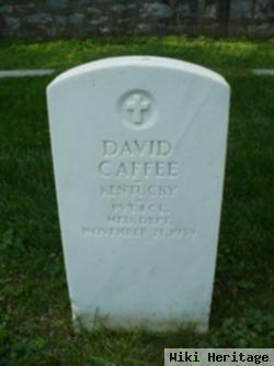 Pvt David C Caffee