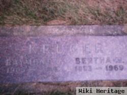 Bertha M. Kruger