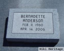 Bernadette Agnes Nobert Anderson