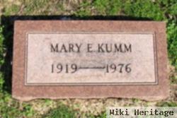 Mary E Kumm