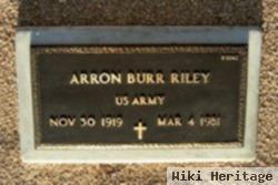 Arron Burr Riley