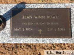 Jean Margaret Winn Rowe