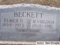 M Virginia Beckett