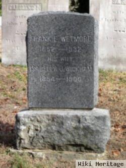 Isabella J Wickham Wetmore