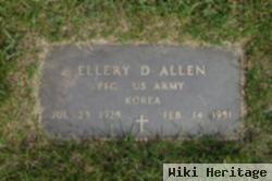 Pfc Ellery D Allen