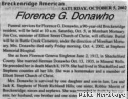 Florence G. Singleton Donawho