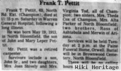 Frank T. Pettit