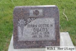 Mary Lettie H. Owens