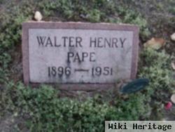 Walter Henry Pape