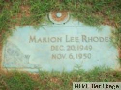 Marion Lee Rhodes