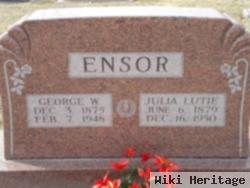 George W Ensor