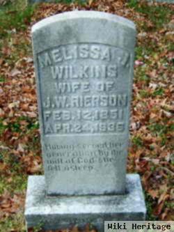 Melissa Jane Wilkins Rierson