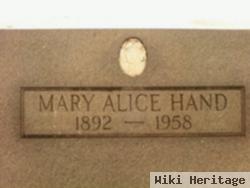 Mary Alice Hand