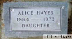 Alice Hayes Hayes