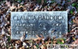 Claudia F Haddock