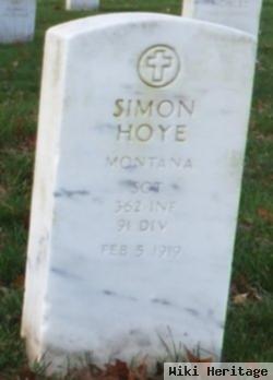 Sgt Simon Hoye