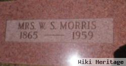 Mrs W S Morris