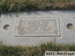 Marna Lee Hunt Popovich