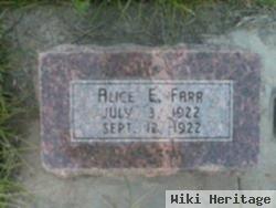 Alice E Farr