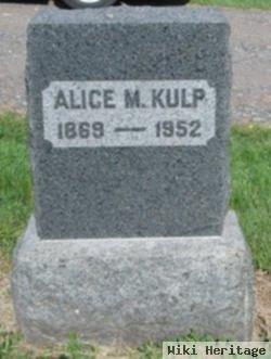 Alice M Kulp