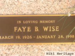 Faye B Wise