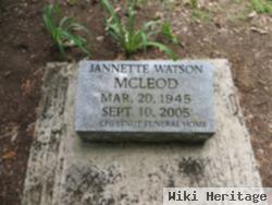 Jannette Watson Mcleod