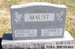 Harold Everett "pete" Maust