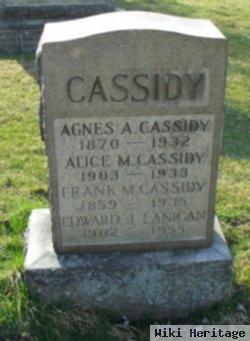 Alice M Cassidy