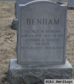 Hannah E Senior Benham