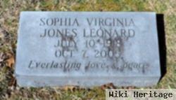 Sophia Virginia Jones Leonard