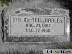 Ida Ione Mcneil Hadley