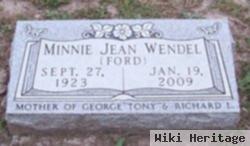 Minnie Jean Ford Wendel