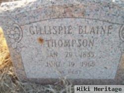 Gillespie Blaine Thompson