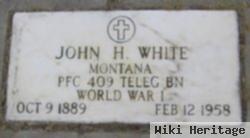 John H White