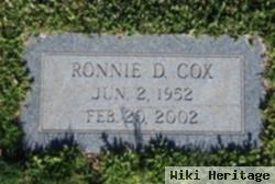 Ronnie D Cox