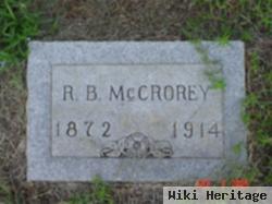 Rufus B Mccrorey