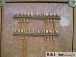 Gerald H Irwin