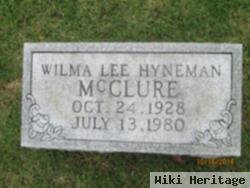 Wilma Lee Hyneman Mcclure