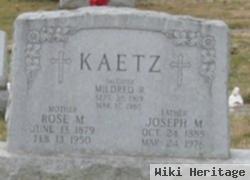 Joseph M Kaetz