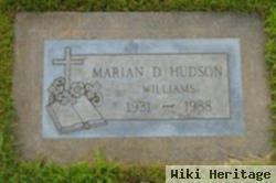 Marian D Hudson