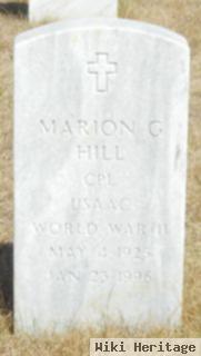 Marion G Hill