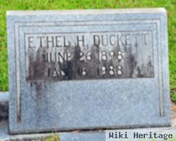 Ethel H Duckett