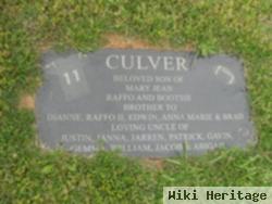 William Anthony "tony" Culver