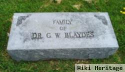 Dr. G. W., Blaydes