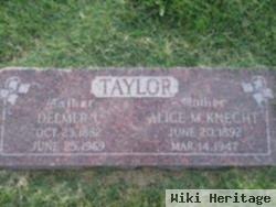 Alice Margaret Knecht Taylor