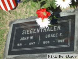 John W Siegenthaler