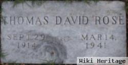 Thomas David Rose