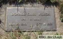 Donald Criss Wilson