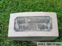 Mac Wesley Herron